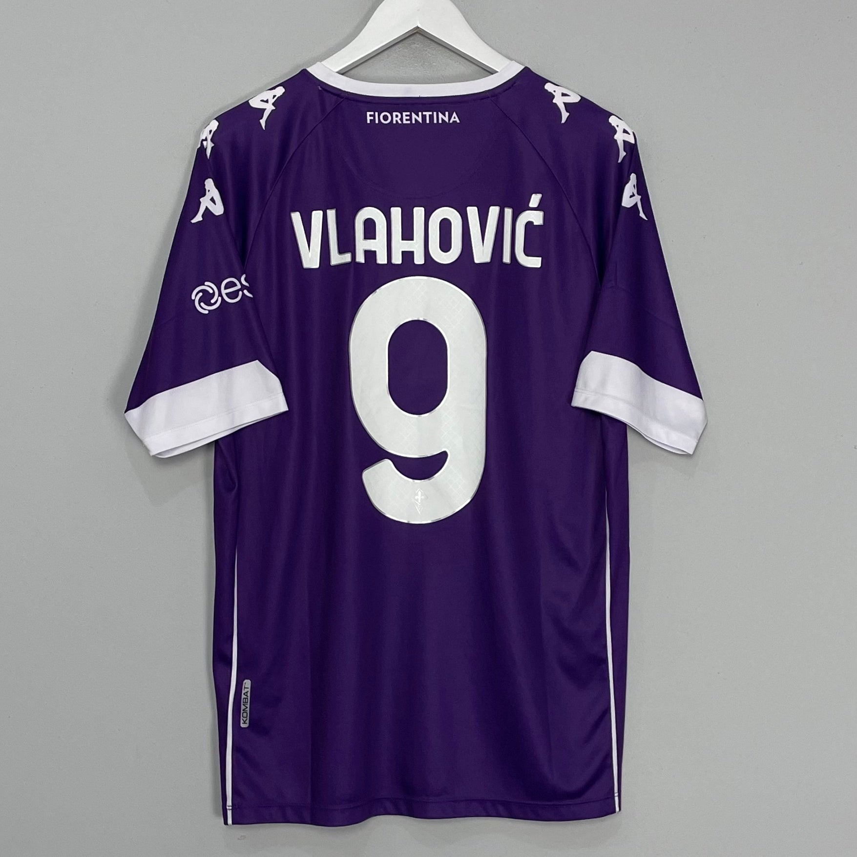 Shop 2020/21 FIORENTINA VLAHOVIC #9 HOME SHIRT (XL) KAPPA, classic football shirts, vintage football shirts & retro soccer jerseys at Cult Kits