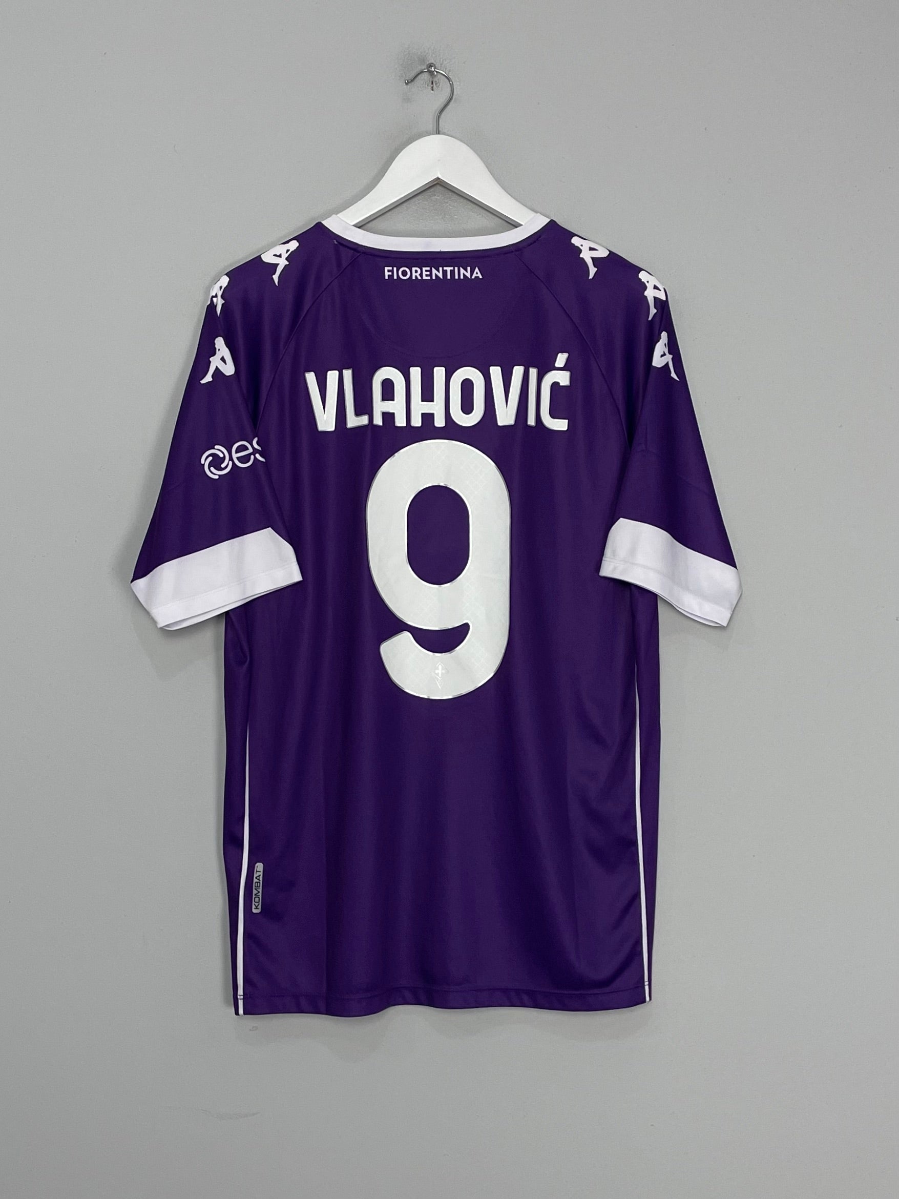 Shop 2020/21 FIORENTINA VLAHOVIC #9 HOME SHIRT (XL) KAPPA, classic football shirts, vintage football shirts & retro soccer jerseys at Cult Kits