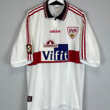 1996/97 STUTTGART VERLAAT #5 *MATCH ISSUE* HOME SHIRT (XXL) ADIDAS