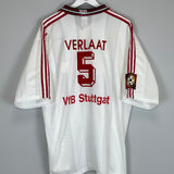 1996/97 STUTTGART VERLAAT #5 *MATCH ISSUE* HOME SHIRT (XXL) ADIDAS