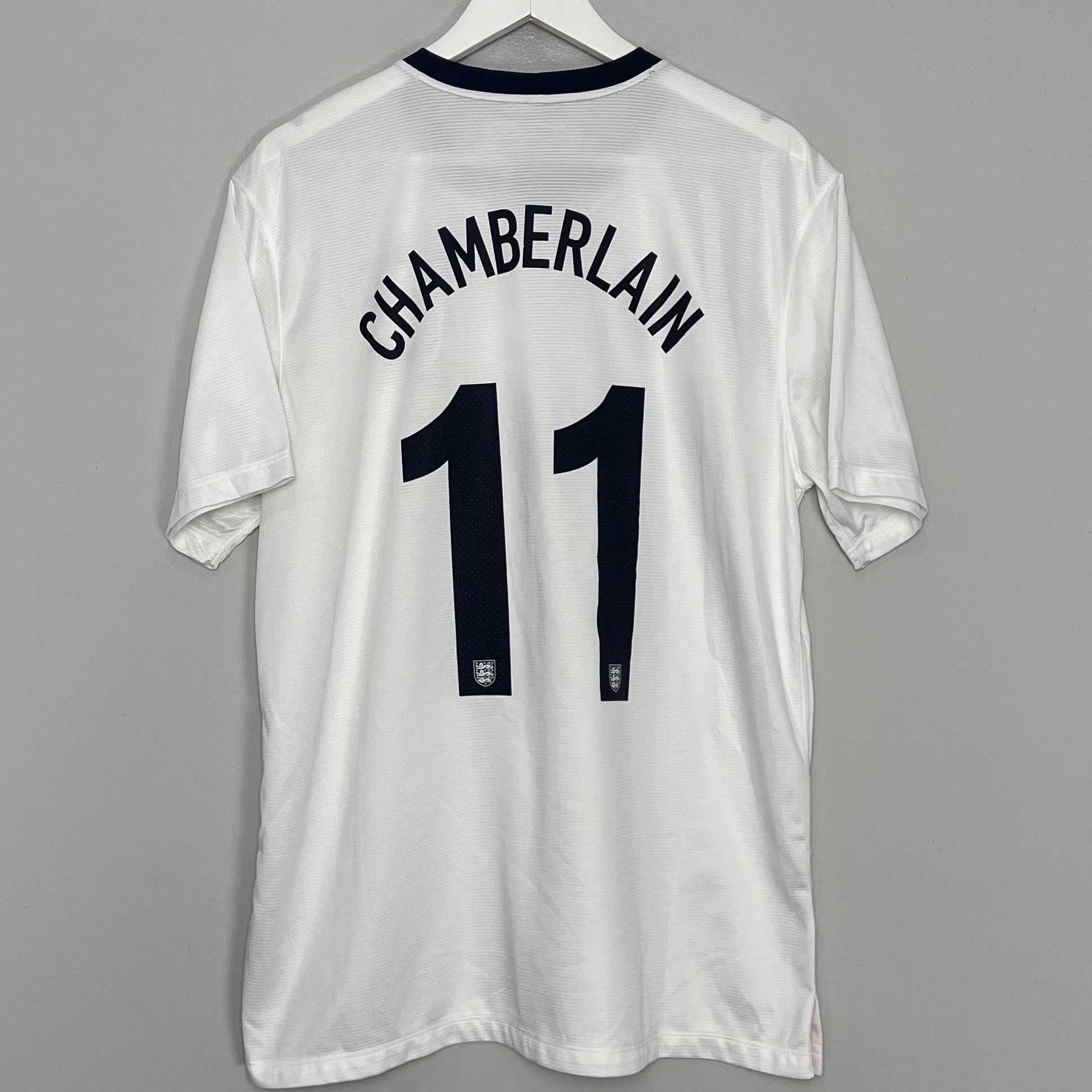 Shop 2013/14 ENGLAND CHAMBERLAIN #11 *150 YEAR* HOME SHIRT (XL) NIKE, classic football shirts, vintage football shirts & retro soccer jerseys at Cult Kits