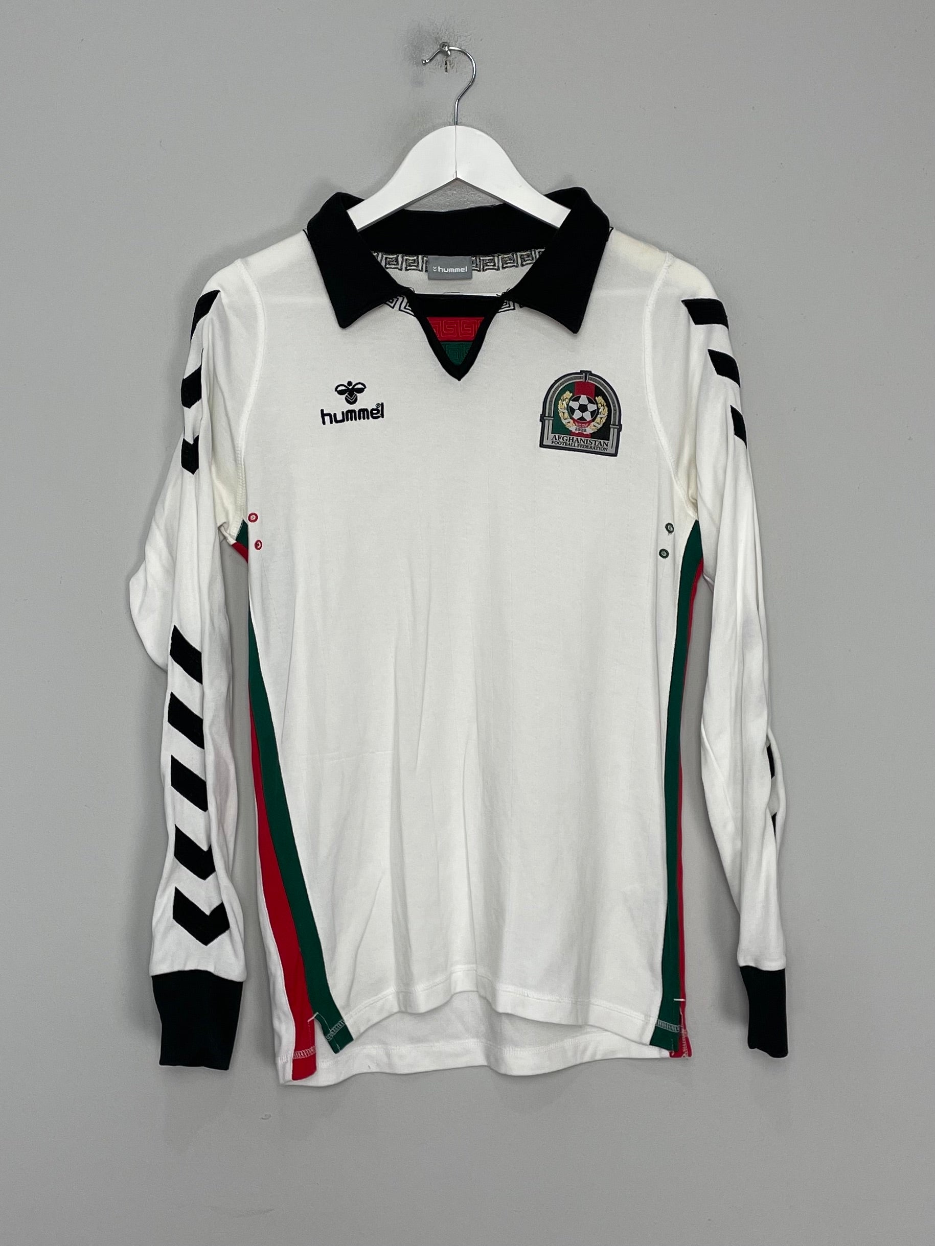 Shop 2014/16 AFGHANISTAN L/S HOME SHIRT (S) HUMMEL, classic football shirts, vintage football shirts & retro soccer jerseys at Cult Kits