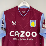 Shop 2022/23 ASTON VILLA WATKINS #11 *MATCH ISSUE* HOME SHIRT (M) CASTORE, classic football shirts, vintage football shirts & retro soccer jerseys at Cult Kits