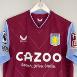 Shop 2022/23 ASTON VILLA WATKINS #11 *MATCH ISSUE* HOME SHIRT (M) CASTORE, classic football shirts, vintage football shirts & retro soccer jerseys at Cult Kits