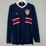 2006/07 USA *PLAYER ISSUE* L/S AWAY SHIRT (L) NIKE