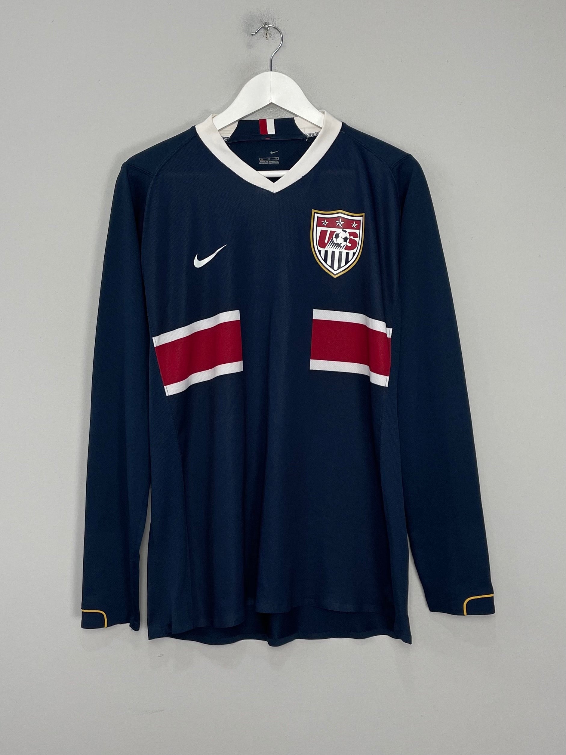 2006/07 USA *PLAYER ISSUE* L/S AWAY SHIRT (L) NIKE