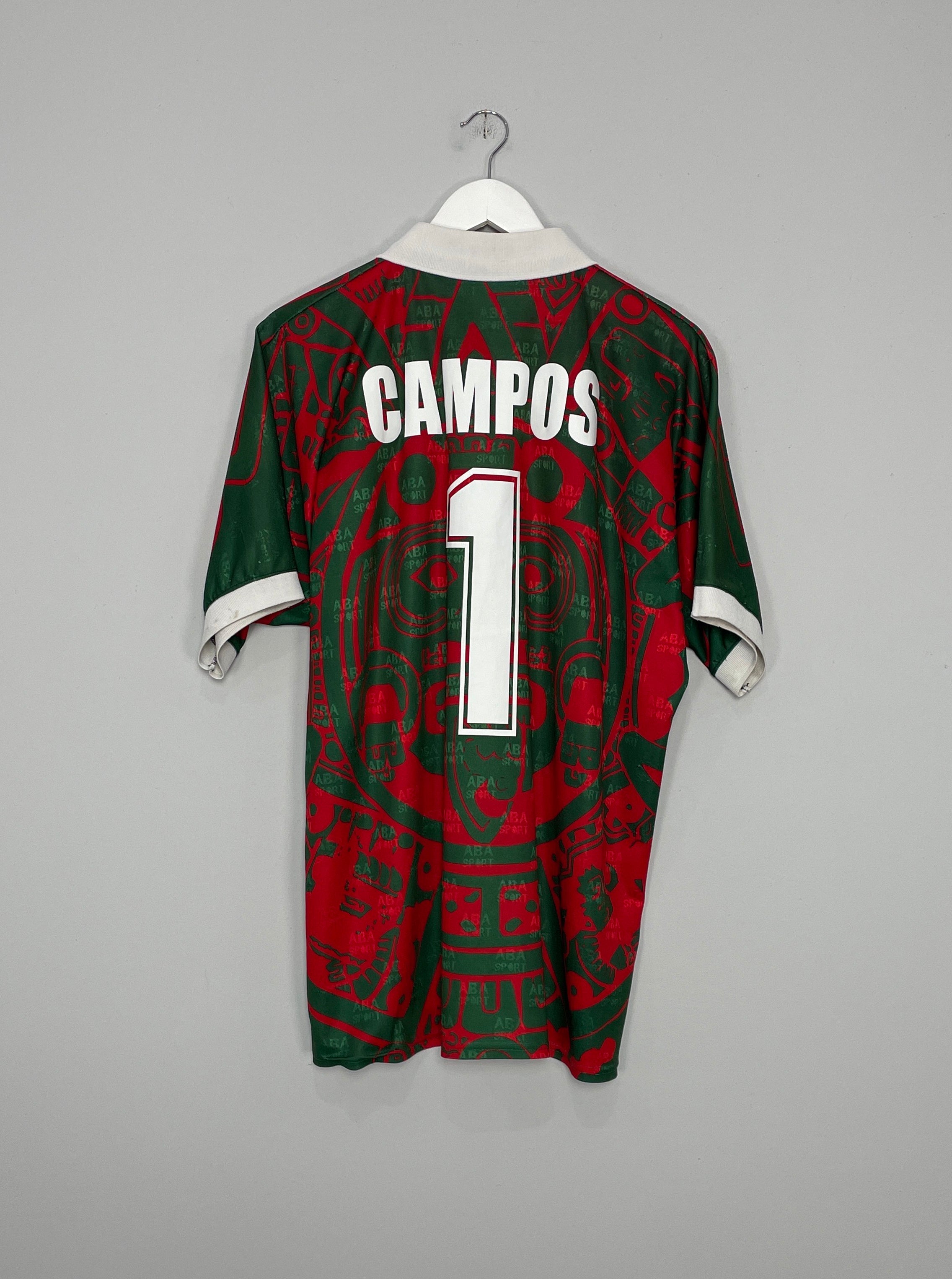 Shop 1998 MEXICO CAMPOS #1 THIRD SHIRT (L) ABA SPORT, classic football shirts, vintage football shirts & retro soccer jerseys at Cult Kits