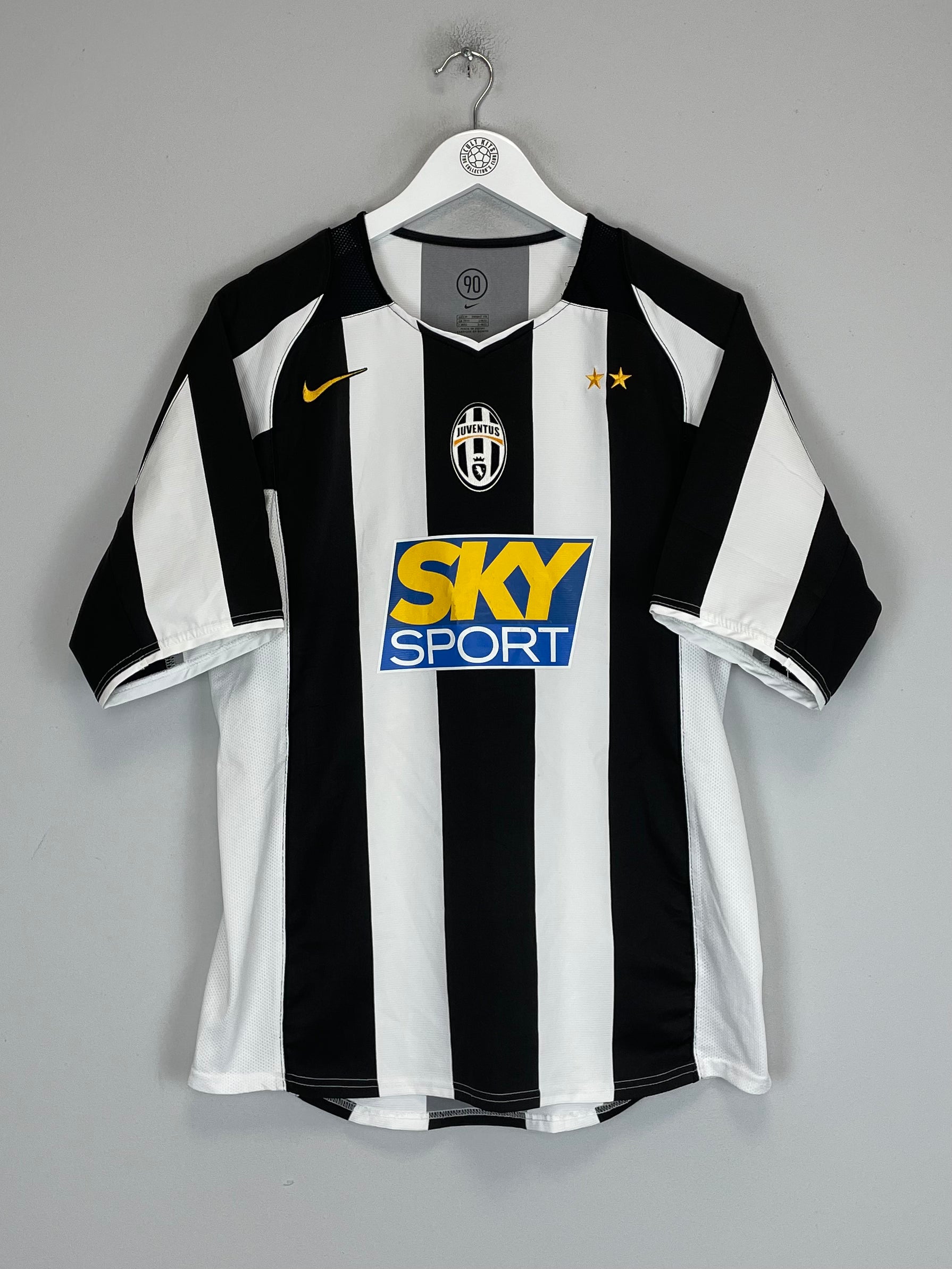 Shop 2004/05 JUVENTUS NEDVED #11 HOME SHIRT (M) NIKE, classic football shirts, vintage football shirts & retro soccer jerseys at Cult Kits
