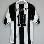 Shop 2004/05 JUVENTUS NEDVED #11 HOME SHIRT (M) NIKE, classic football shirts, vintage football shirts & retro soccer jerseys at Cult Kits
