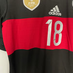 Shop 2014/15 GERMANY KROOS #18 AWAY SHIRT (L) ADIDAS, classic football shirts, vintage football shirts & retro soccer jerseys at Cult Kits