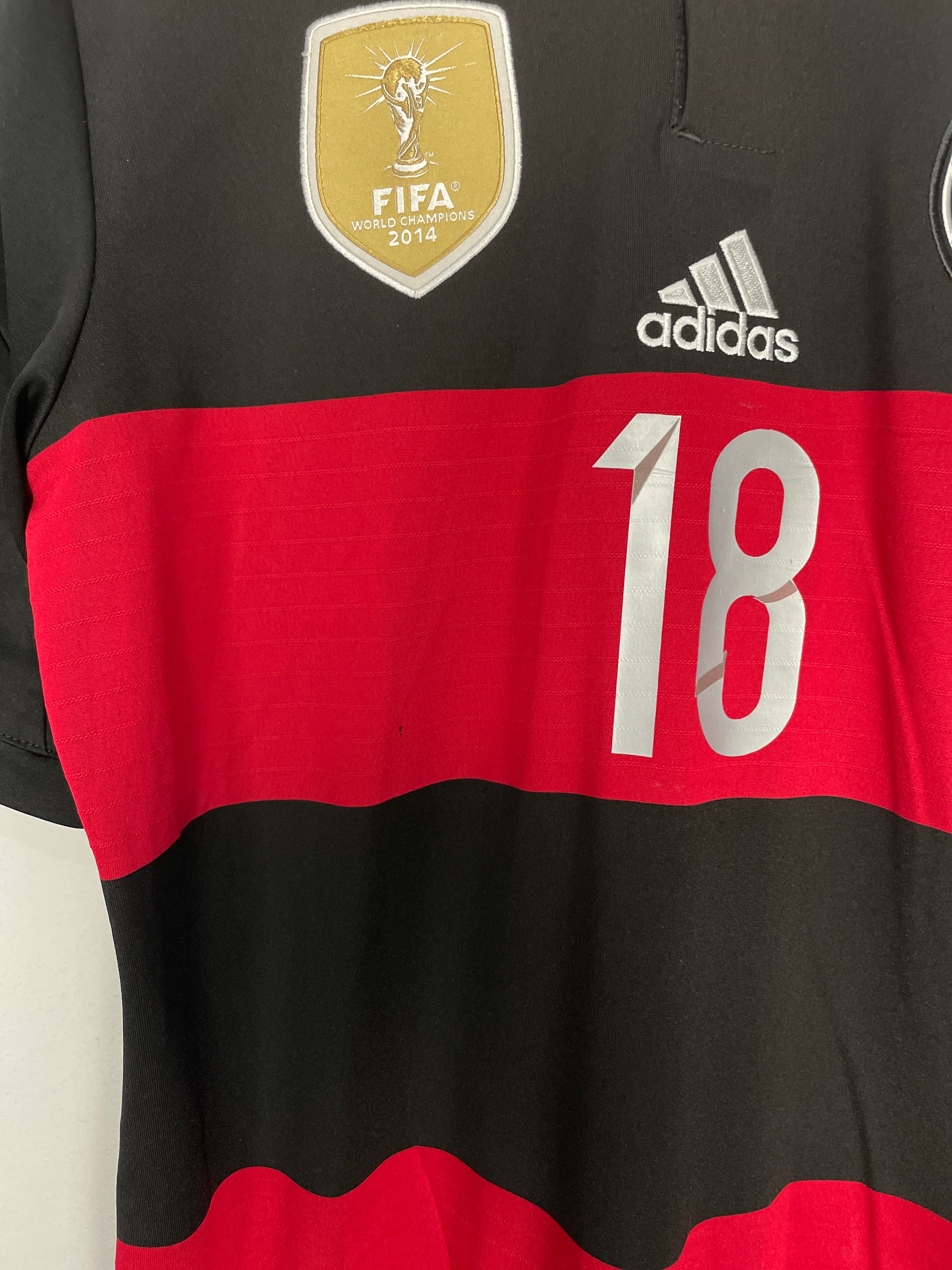 Shop 2014/15 GERMANY KROOS #18 AWAY SHIRT (L) ADIDAS, classic football shirts, vintage football shirts & retro soccer jerseys at Cult Kits