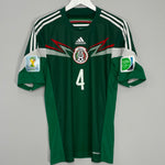 Shop 2014/15 MEXICO R.MARQUEZ #4 HOME SHIRT (M) ADIDAS, classic football shirts, vintage football shirts & retro soccer jerseys at Cult Kits
