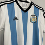 Shop 2013/14 ARGENTINA HOME SHIRT (XS) ADIDAS BASIC, classic football shirts, vintage football shirts & retro soccer jerseys at Cult Kits