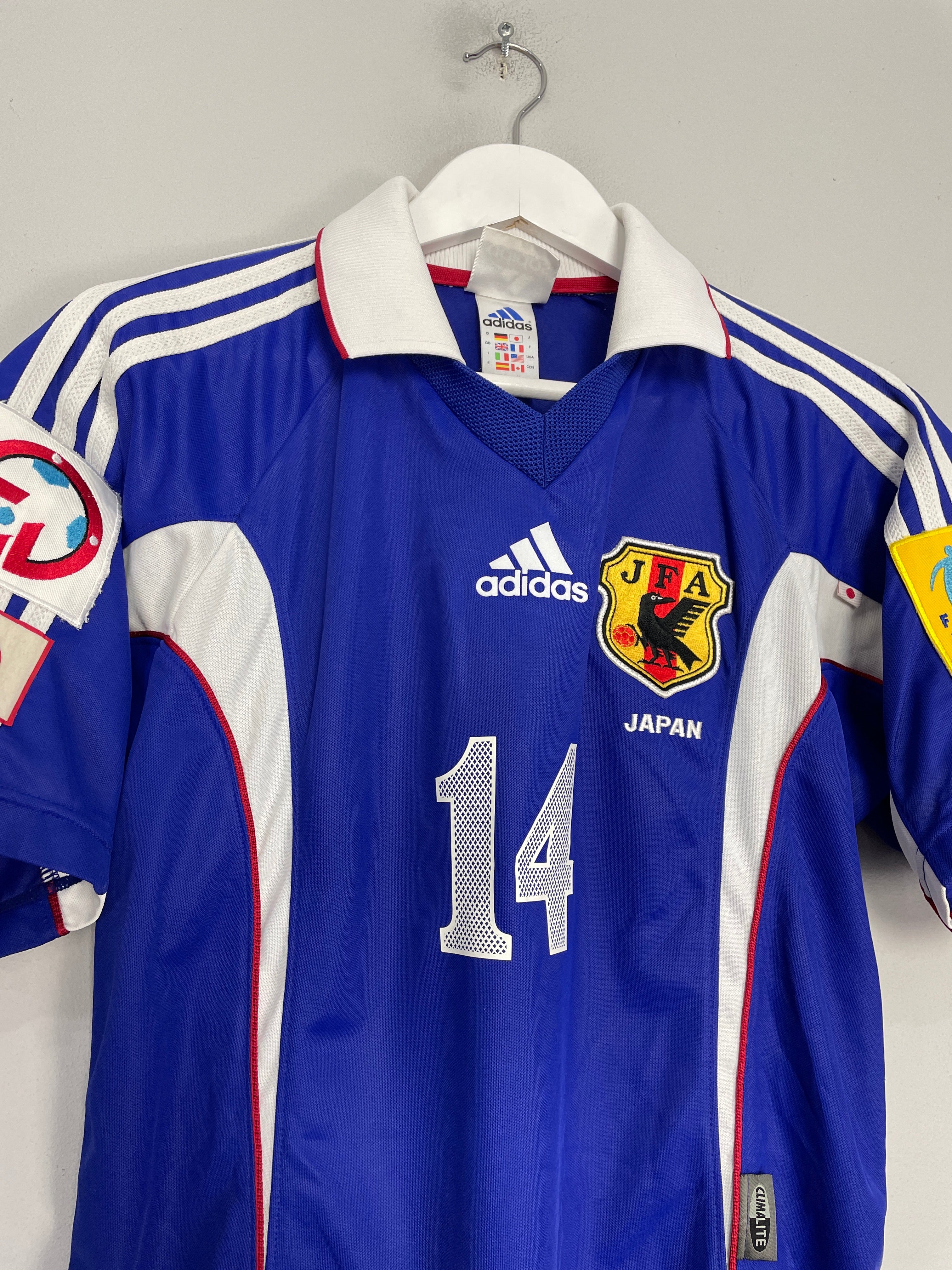 Shop 1999/00 JAPAN NAKAMURA #14 HOME SHIRT (S) ADIDAS, classic football shirts, vintage football shirts & retro soccer jerseys at Cult Kits