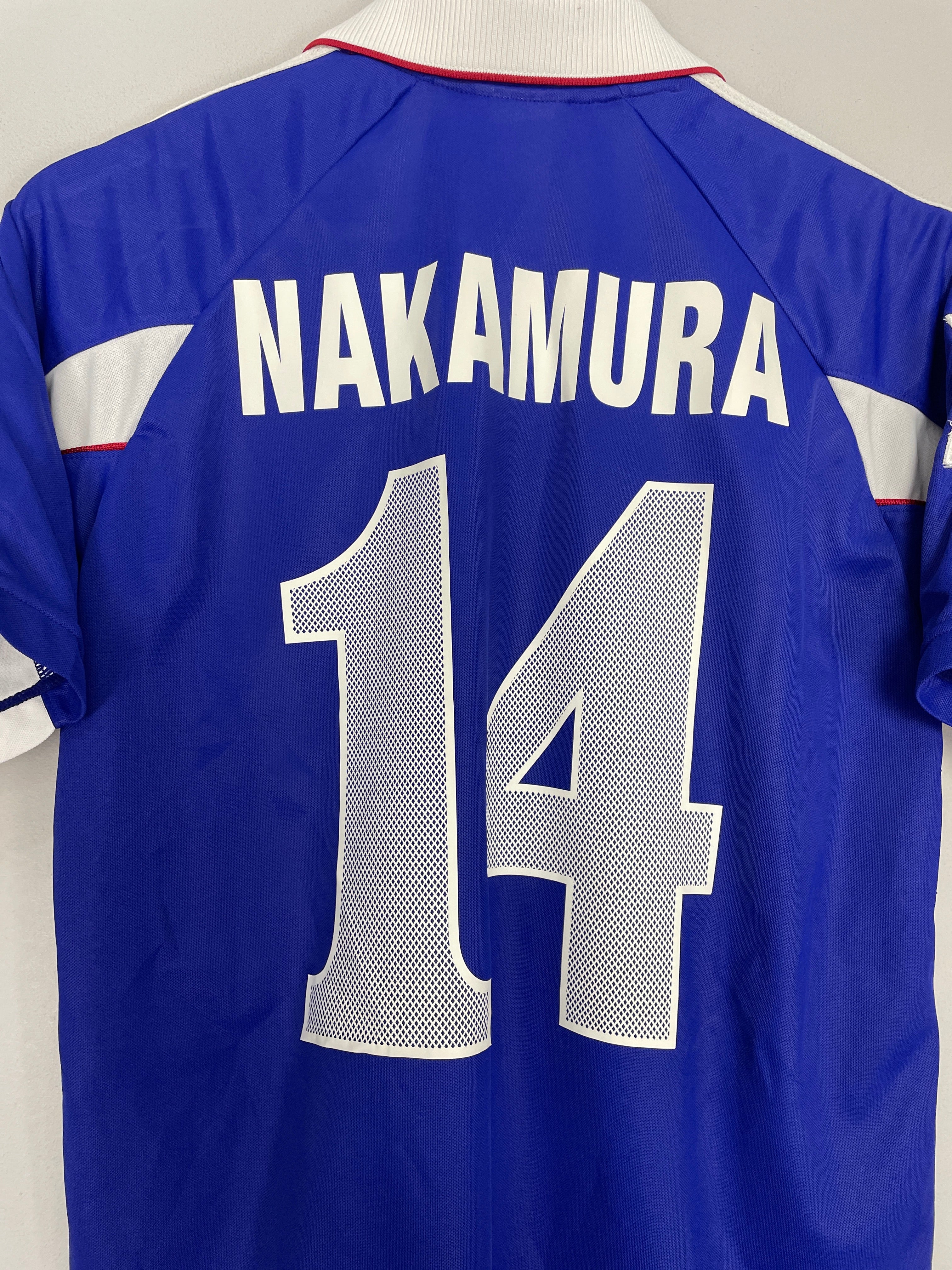 Shop 1999/00 JAPAN NAKAMURA #14 HOME SHIRT (S) ADIDAS, classic football shirts, vintage football shirts & retro soccer jerseys at Cult Kits