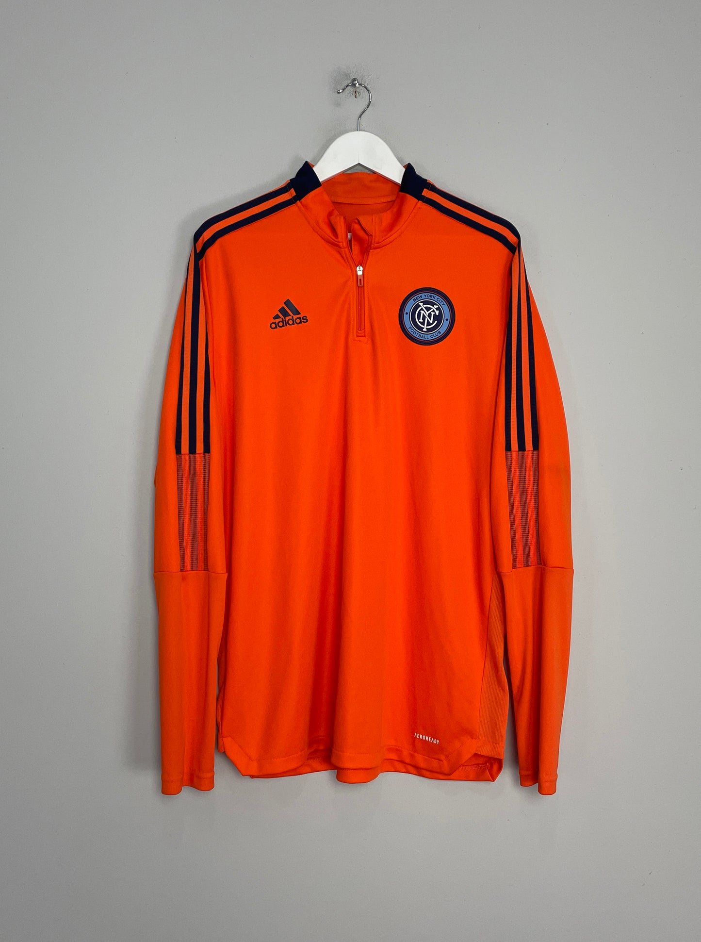 2020/21 NEW YORK CITY 1/4 ZIP JACKET (XL) ADIDAS