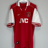 Shop 1996/98 ARSENAL PEPE #10 HOME SHIRT (XL) NIKE, classic football shirts, vintage football shirts & retro soccer jerseys at Cult Kits