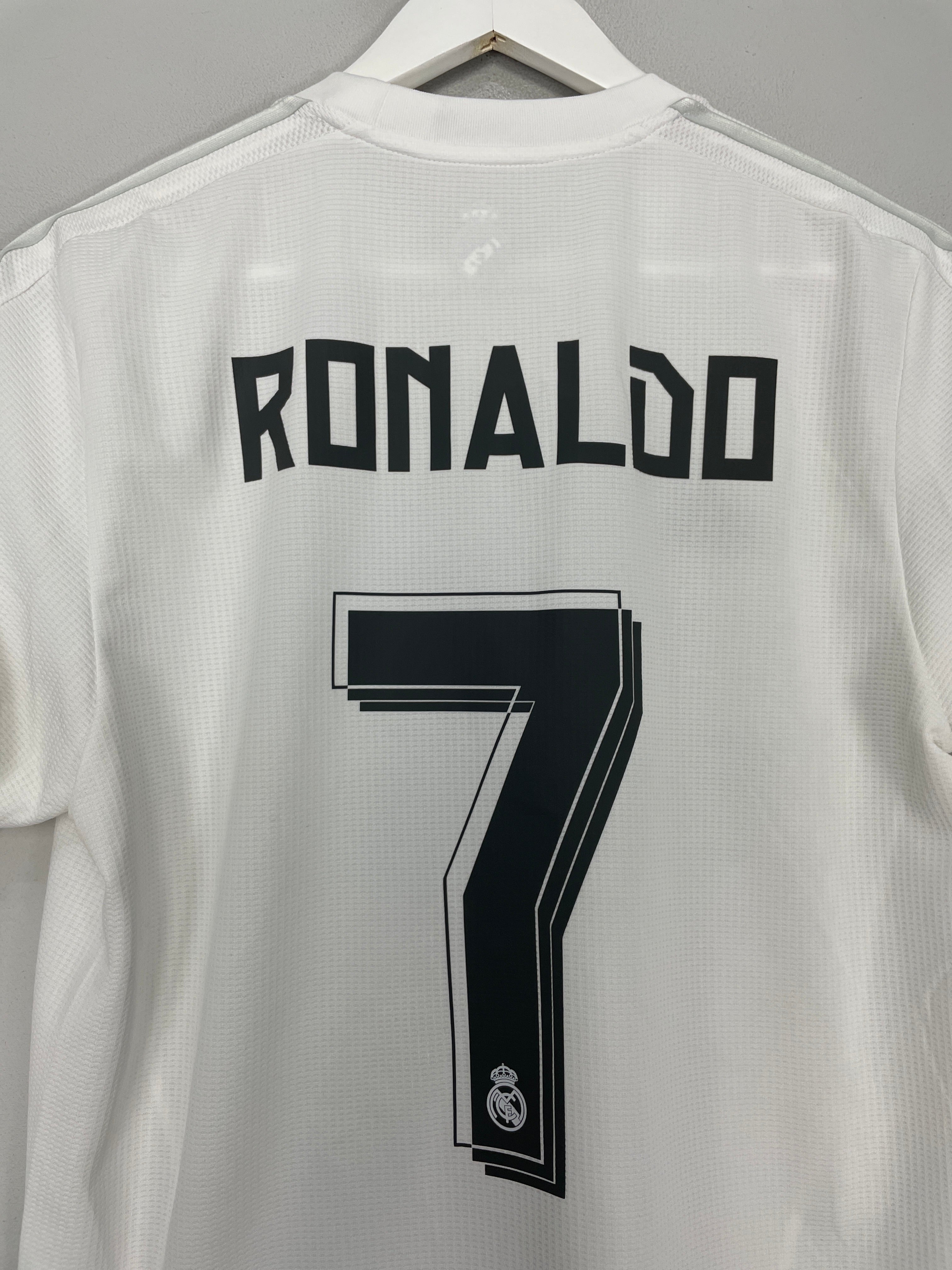 Shop 2015/16 REAL MADRID RONALDO #7 HOME SHIRT (S) ADIDAS, classic football shirts, vintage football shirts & retro soccer jerseys at Cult Kits