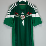 Shop 2014 MEXICO R.MARQUEZ #4 HOME SHIRT (XL) ADIDAS, classic football shirts, vintage football shirts & retro soccer jerseys at Cult Kits