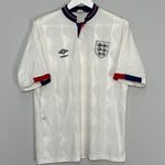 1987/90 ENGLAND HOME SHIRT (M) UMBRO