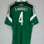Shop 2014 MEXICO R.MARQUEZ #4 HOME SHIRT (XL) ADIDAS, classic football shirts, vintage football shirts & retro soccer jerseys at Cult Kits