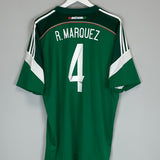 Shop 2014 MEXICO R.MARQUEZ #4 HOME SHIRT (XL) ADIDAS, classic football shirts, vintage football shirts & retro soccer jerseys at Cult Kits