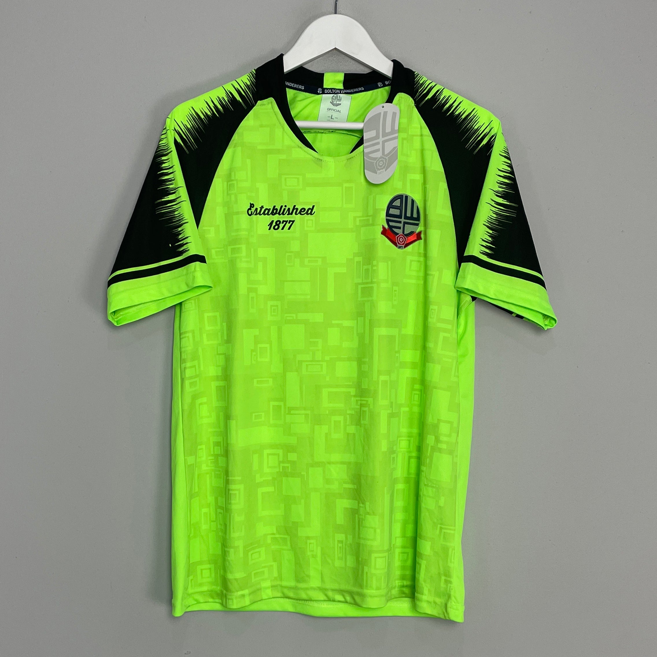 Shop 2019/20 BOLTON *BNWT* AWAY SHIRT (L) OM, classic football shirts, vintage football shirts & retro soccer jerseys at Cult Kits