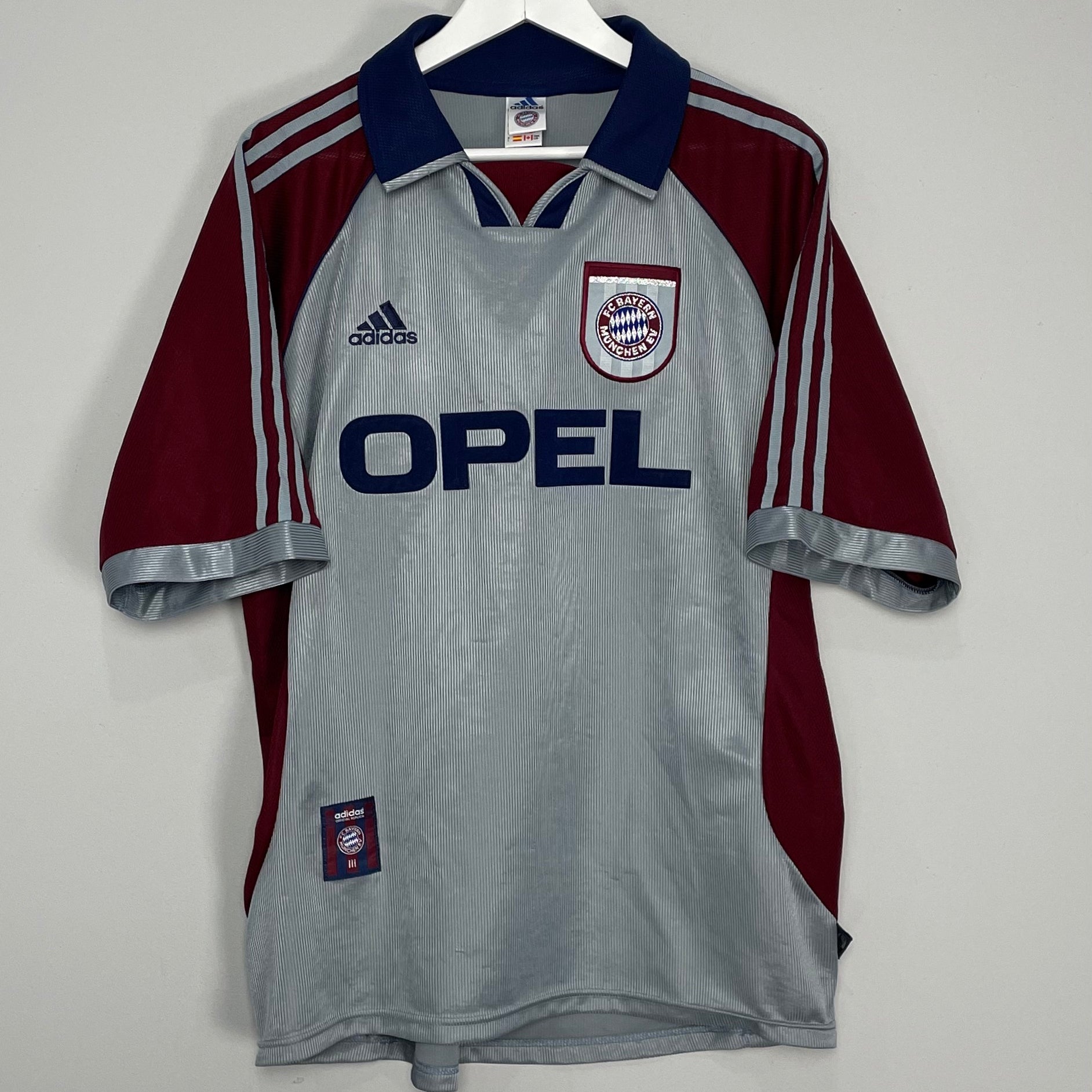 Shop 1998/99 BAYERN MUNICH C/L SHIRT (L) ADIDAS, classic football shirts, vintage football shirts & retro soccer jerseys at Cult Kits