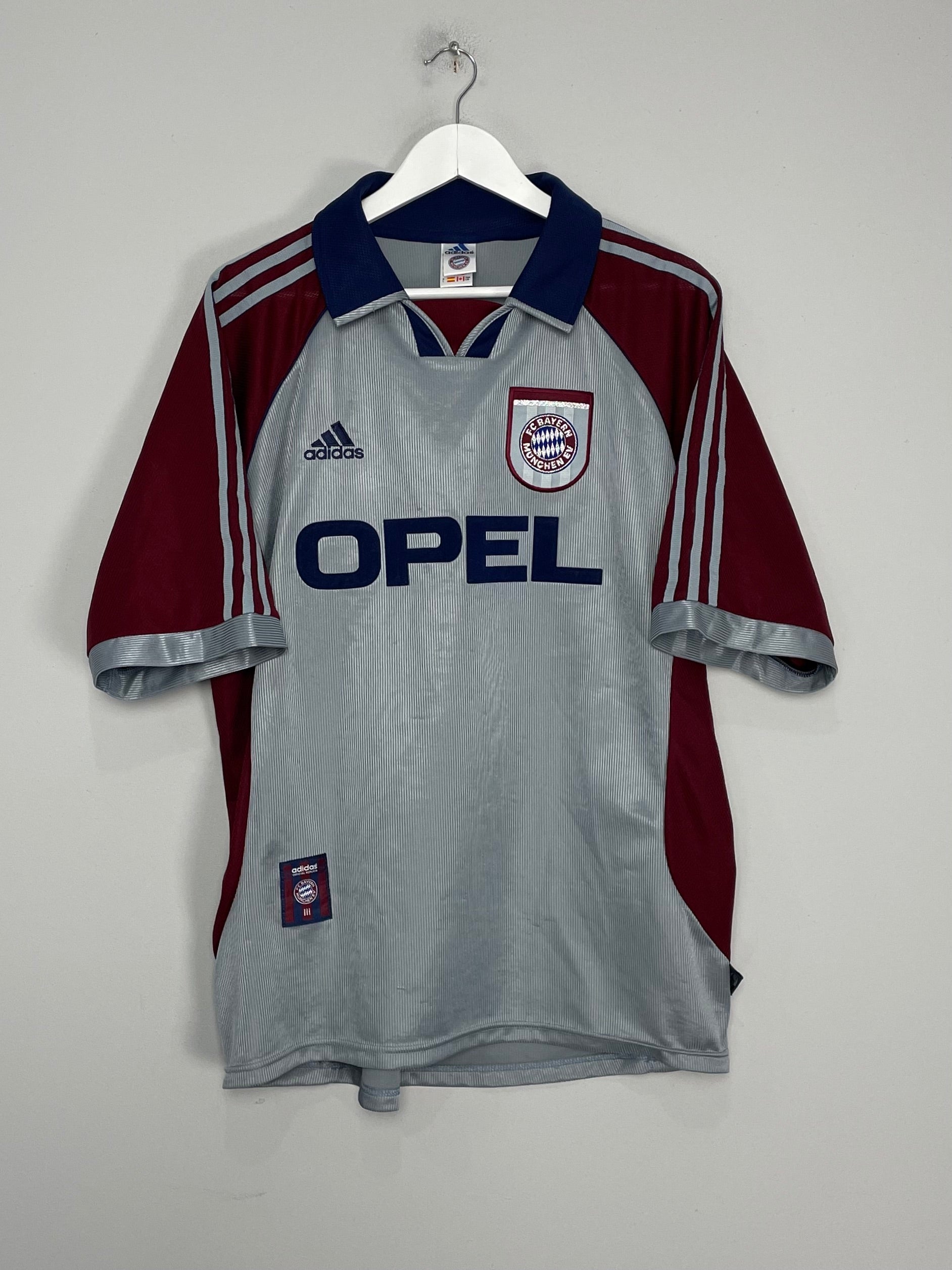 Shop 1998/99 BAYERN MUNICH C/L SHIRT (L) ADIDAS, classic football shirts, vintage football shirts & retro soccer jerseys at Cult Kits