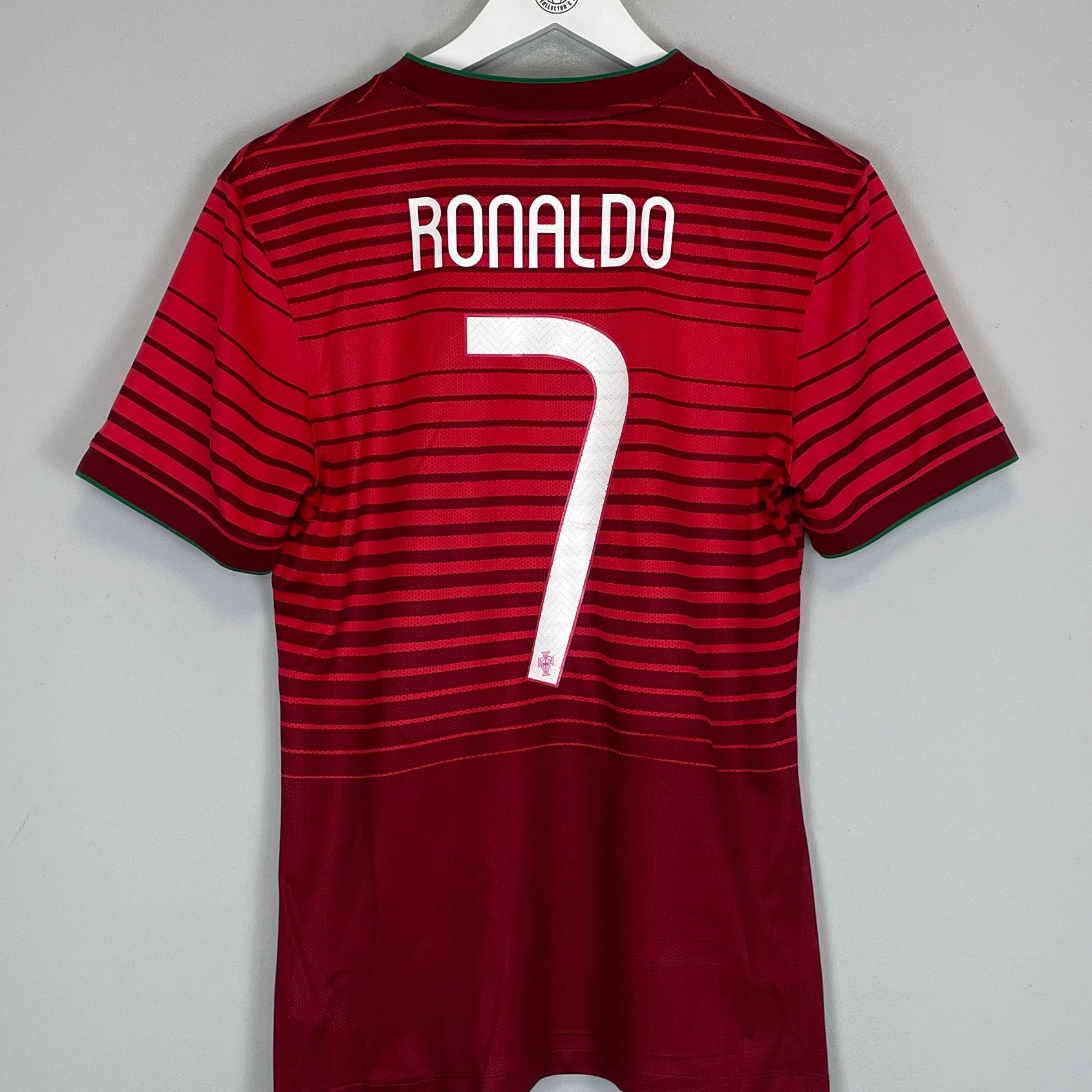 Shop 2014/15 PORTUGAL RONALDO #7 *AUTHENTIC* HOME SHIRT (M) NIKE, classic football shirts, vintage football shirts & retro soccer jerseys at Cult Kits