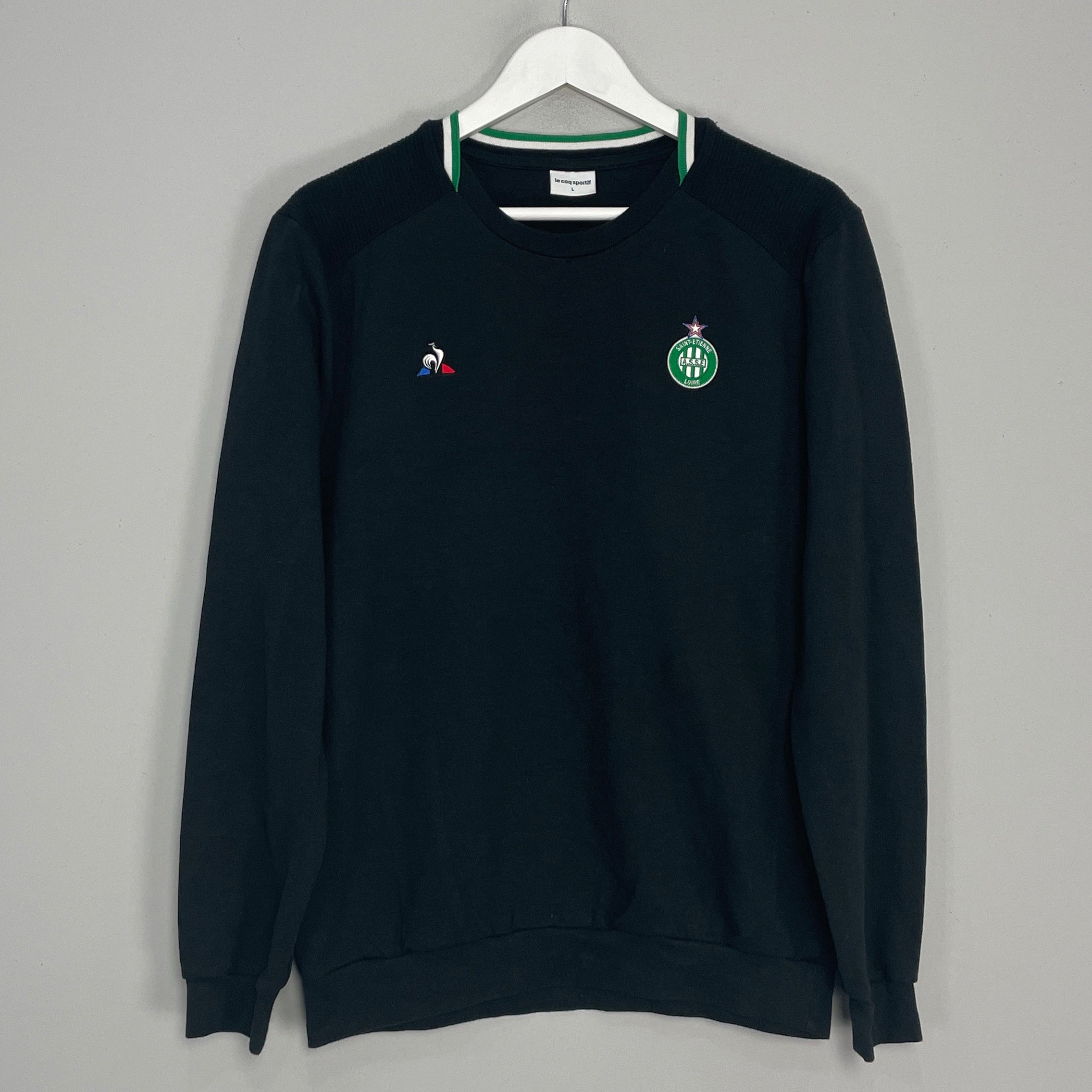 Shop 2021/22 SAINT ETIENNE JUMPER (L) LE COQ, classic football shirts, vintage football shirts & retro soccer jerseys at Cult Kits