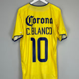 2002/03 CLUB AMERICA C.BLANCO #10 HOME SHIRT (XL) NIKE