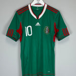 Shop 2010 MEXICO C.BLANCO #10 HOME SHIRT (S) ADIDAS, classic football shirts, vintage football shirts & retro soccer jerseys at Cult Kits