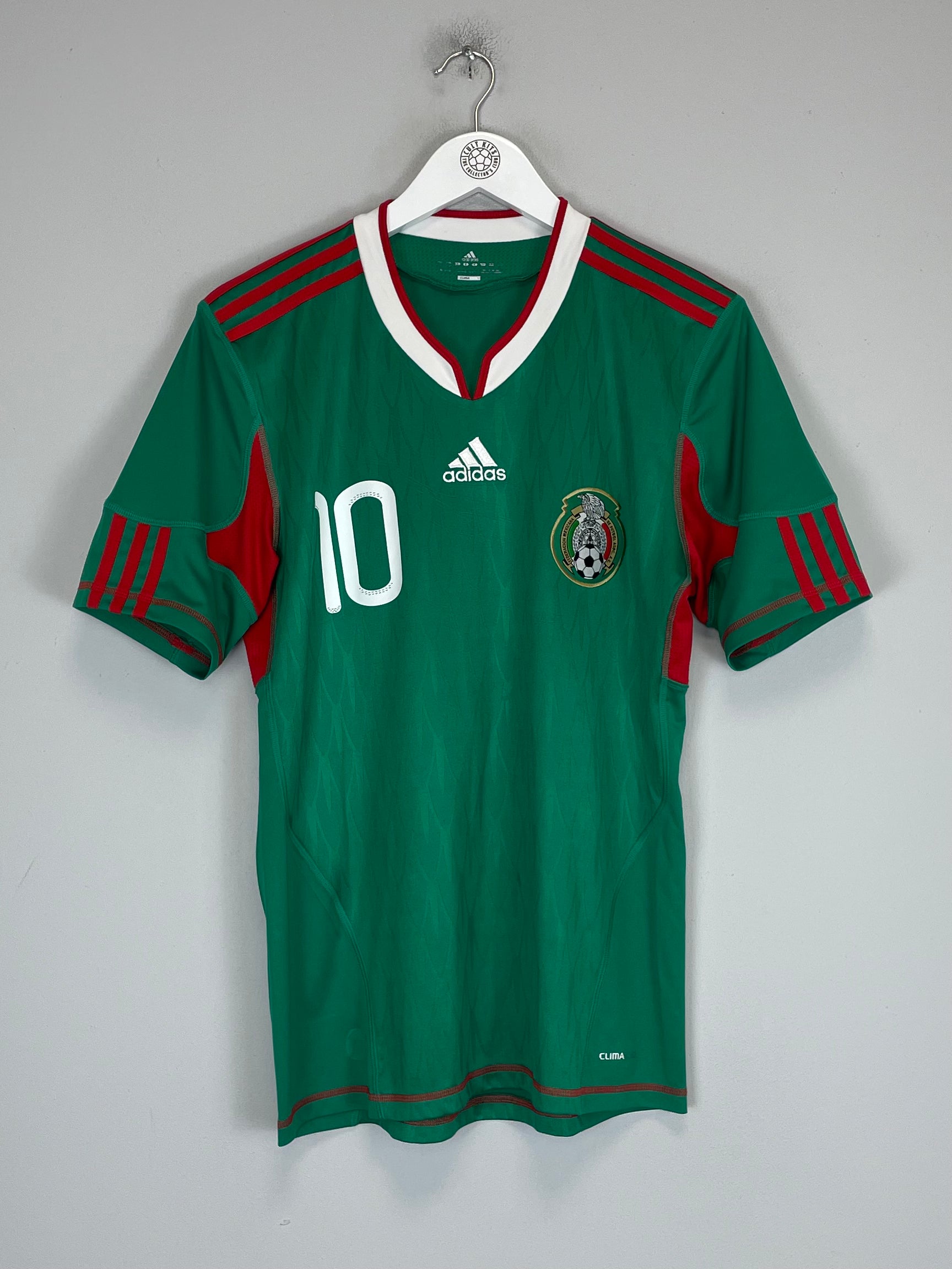 Shop 2010 MEXICO C.BLANCO #10 HOME SHIRT (S) ADIDAS, classic football shirts, vintage football shirts & retro soccer jerseys at Cult Kits