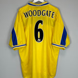 1999/00 LEEDS UNITED WOODGATE #6 THIRD SHIRT (XXL) PUMA