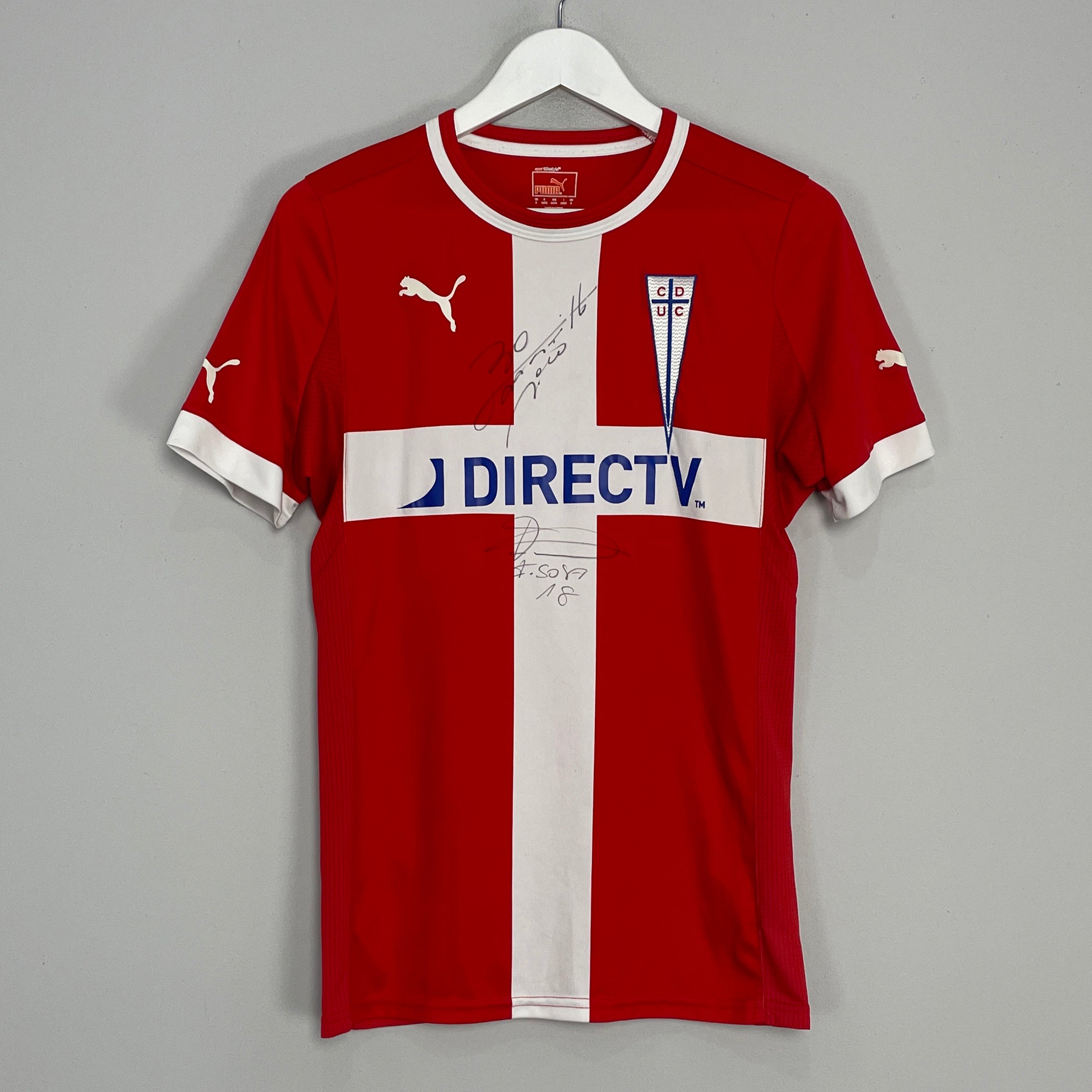 Shop 2012/13 CATOLICA DEL CHILE *SIGNED* AWAY SHIRT (S) PUMA, classic football shirts, vintage football shirts & retro soccer jerseys at Cult Kits