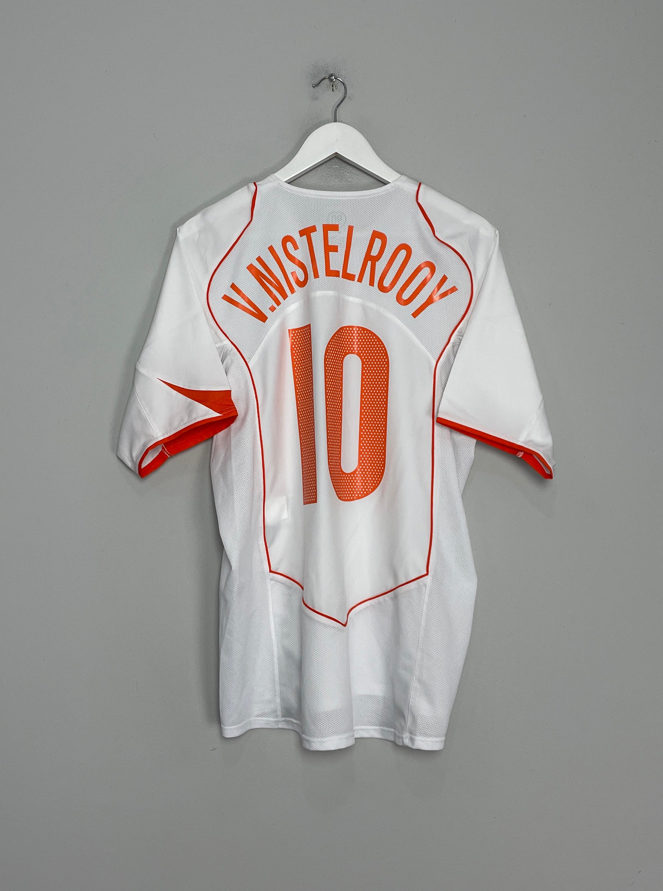 Shop 2004/06 NETHERLANDS V.NISTELROOY #10 AWAY SHIRT (L) NIKE, classic football shirts, vintage football shirts & retro soccer jerseys at Cult Kits