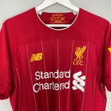 Shop 2019/20 LIVERPOOL M.SALAH #11 HOME SHIRT (M) NEW BALANCE, classic football shirts, vintage football shirts & retro soccer jerseys at Cult Kits