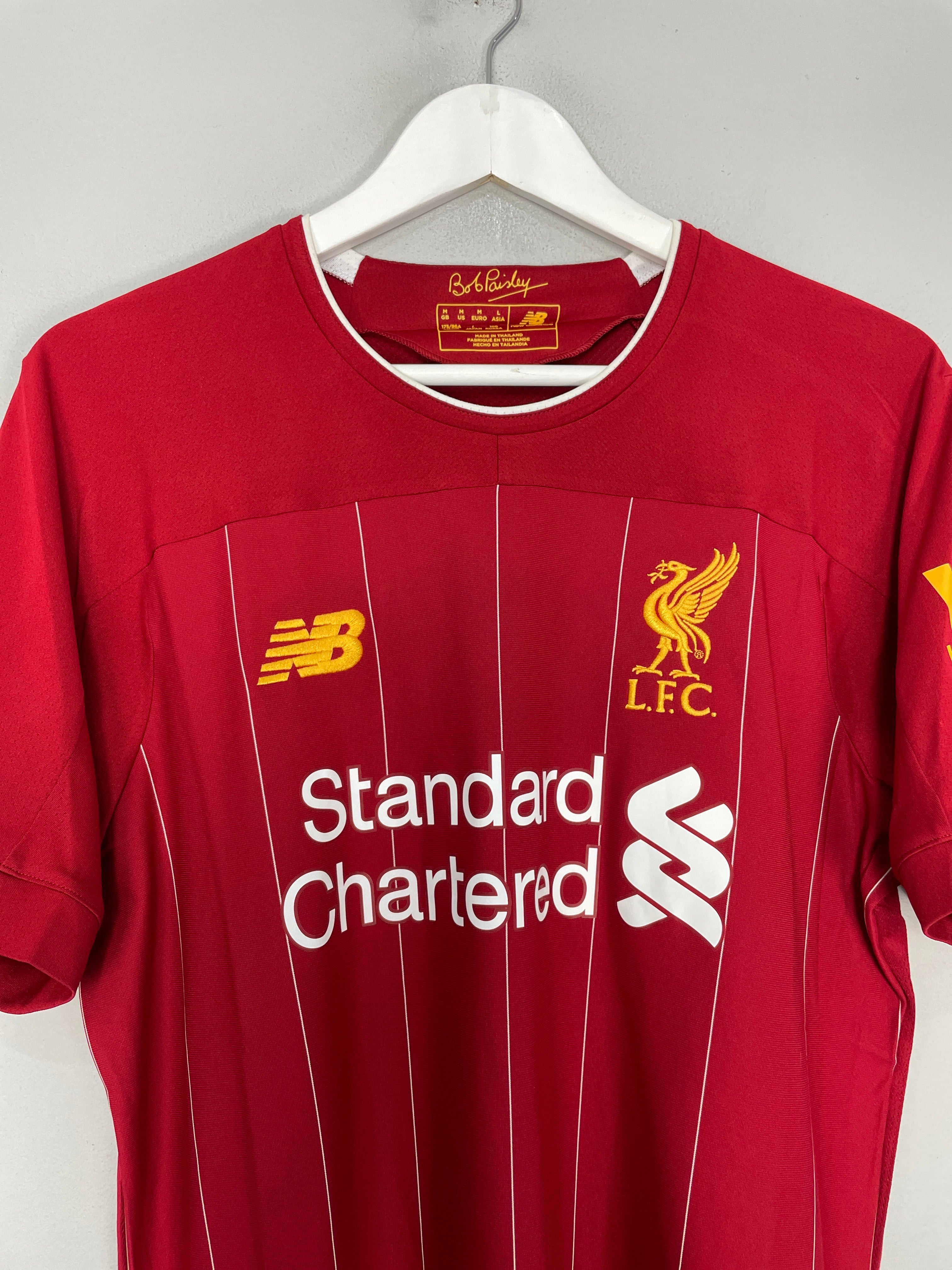 Shop 2019/20 LIVERPOOL M.SALAH #11 HOME SHIRT (M) NEW BALANCE, classic football shirts, vintage football shirts & retro soccer jerseys at Cult Kits