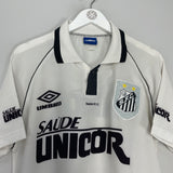 Shop 1997 SANTOS HOME SHIRT (M) UMBRO, classic football shirts, vintage football shirts & retro soccer jerseys at Cult Kits