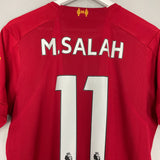 Shop 2019/20 LIVERPOOL M.SALAH #11 HOME SHIRT (M) NEW BALANCE, classic football shirts, vintage football shirts & retro soccer jerseys at Cult Kits
