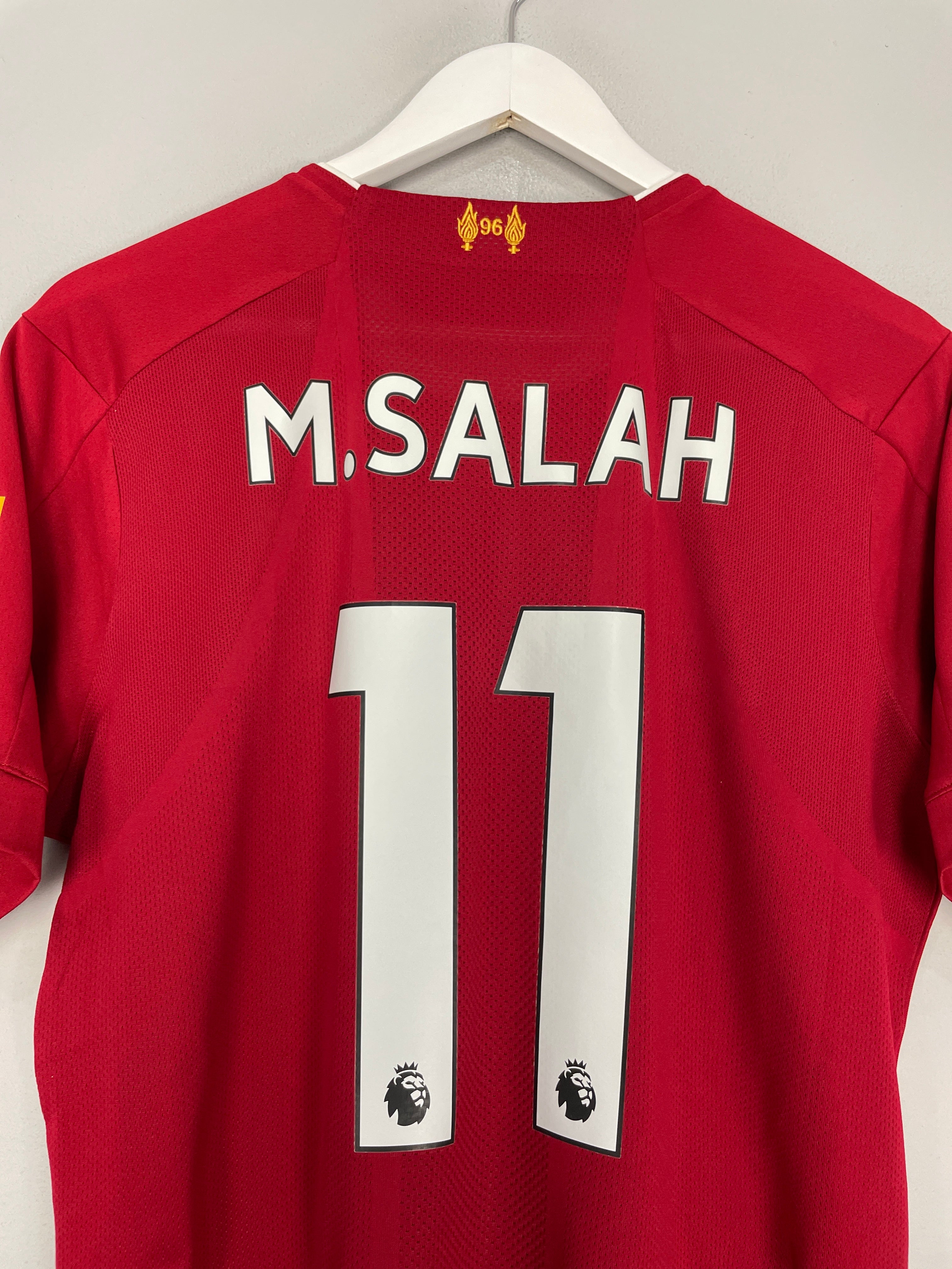 Shop 2019/20 LIVERPOOL M.SALAH #11 HOME SHIRT (M) NEW BALANCE, classic football shirts, vintage football shirts & retro soccer jerseys at Cult Kits