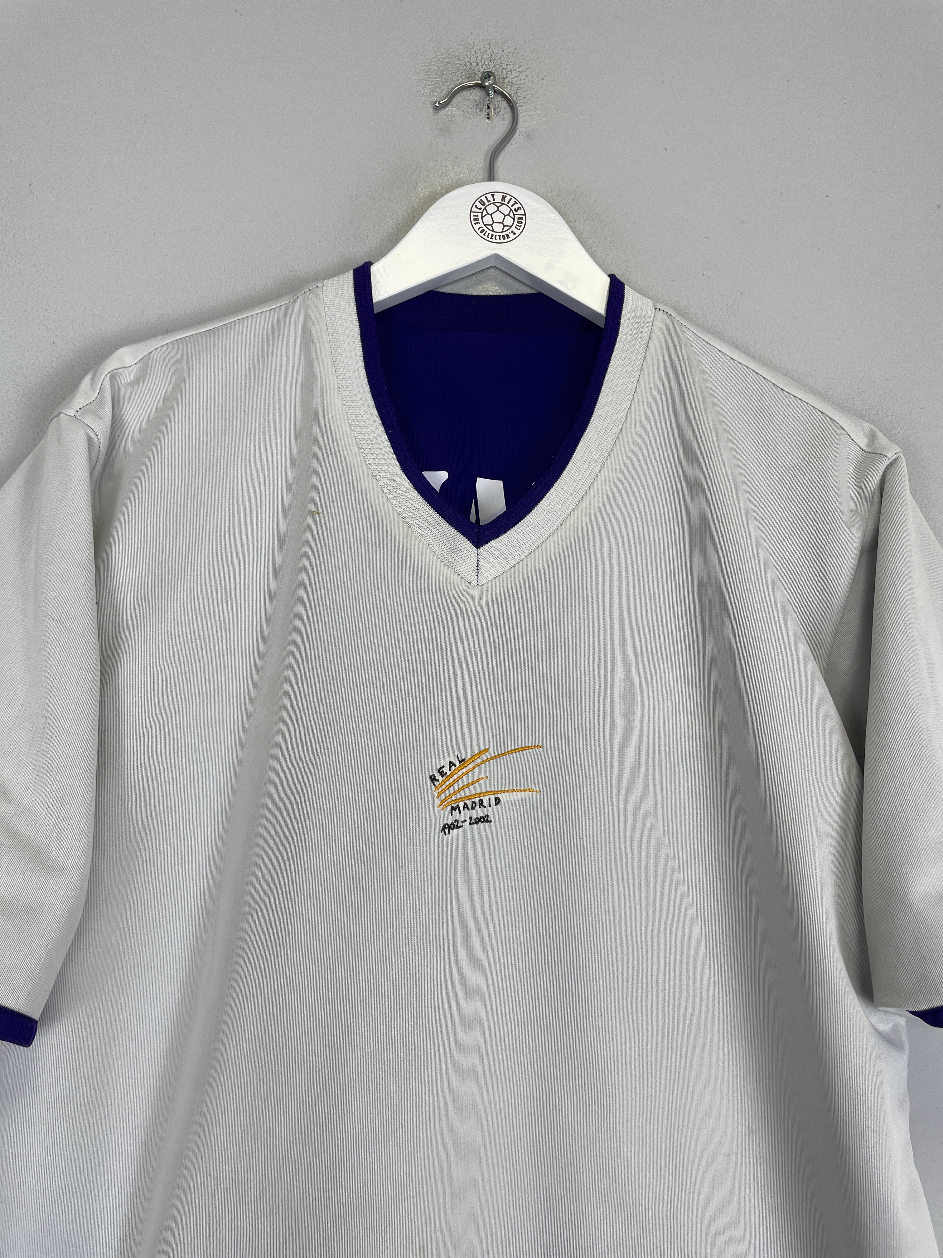 Shop 2002/03 REAL MADRID RONALDO #11 *CENTENARY* THIRD SHIRT (L) ADIDAS, classic football shirts, vintage football shirts & retro soccer jerseys at Cult Kits