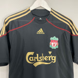 2009/10 LIVERPOOL GERRARD #8 AWAY SHIRT (M) ADIDAS