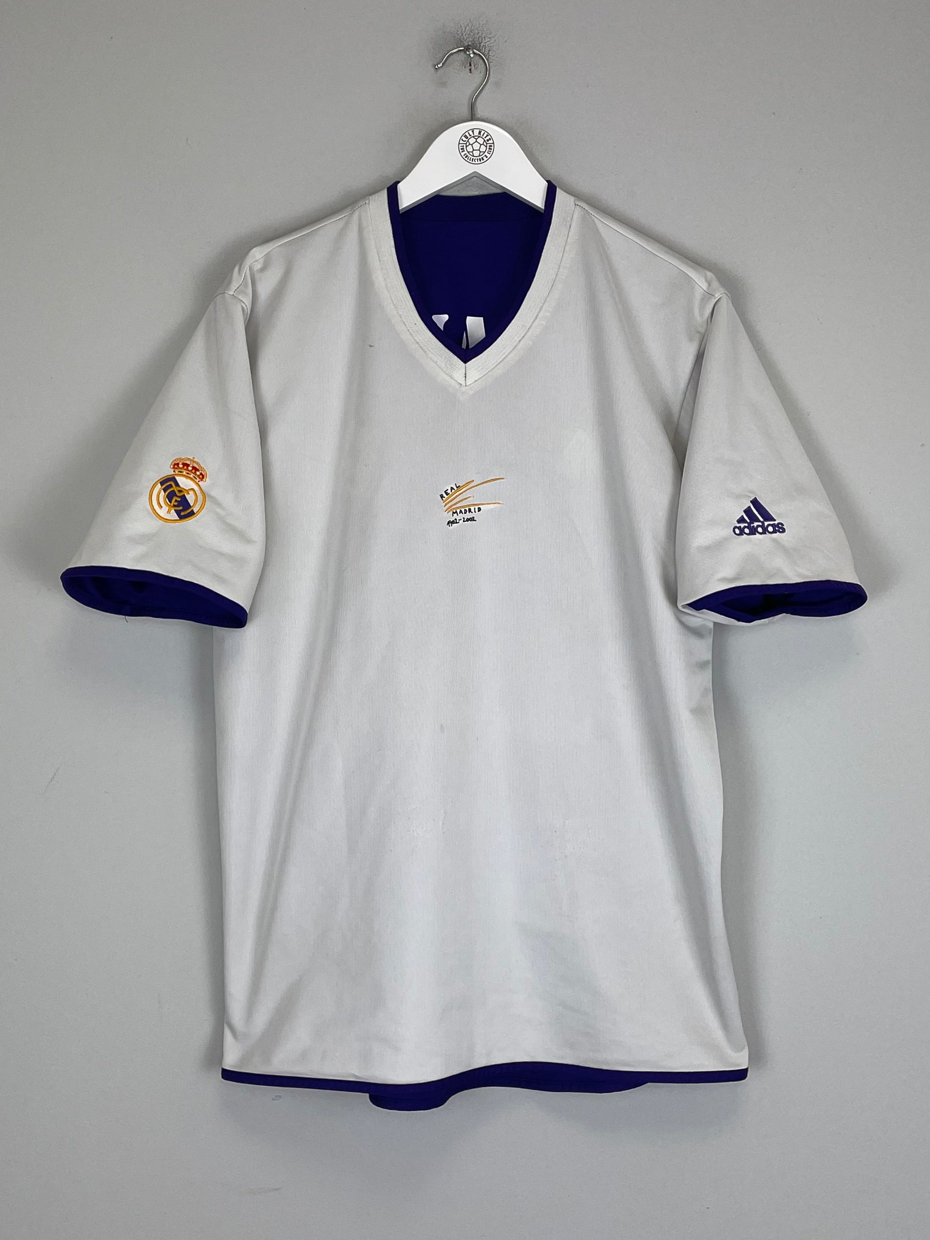 Shop 2002/03 REAL MADRID RONALDO #11 *CENTENARY* THIRD SHIRT (L) ADIDAS, classic football shirts, vintage football shirts & retro soccer jerseys at Cult Kits