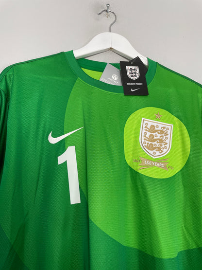 2013/14 ENGLAND HART #1 *150 YEARS* BNWT GK SHIRT (XL) NIKE