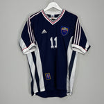 Shop 1998/99 YUGOSLAVIA MIHAJLOVIC #11 HOME SHIRT (M) ADIDAS, classic football shirts, vintage football shirts & retro soccer jerseys at Cult Kits