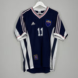 Shop 1998/99 YUGOSLAVIA MIHAJLOVIC #11 HOME SHIRT (M) ADIDAS, classic football shirts, vintage football shirts & retro soccer jerseys at Cult Kits