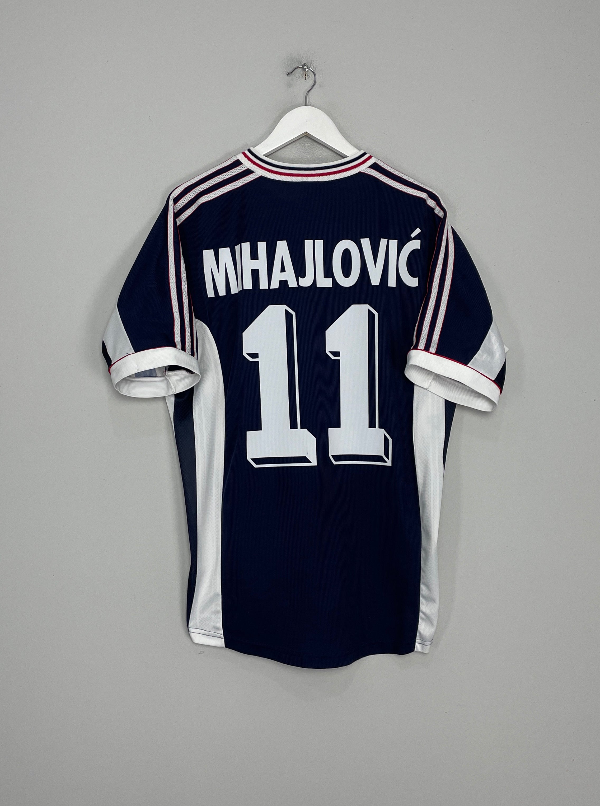 Shop 1998/99 YUGOSLAVIA MIHAJLOVIC #11 HOME SHIRT (M) ADIDAS, classic football shirts, vintage football shirts & retro soccer jerseys at Cult Kits
