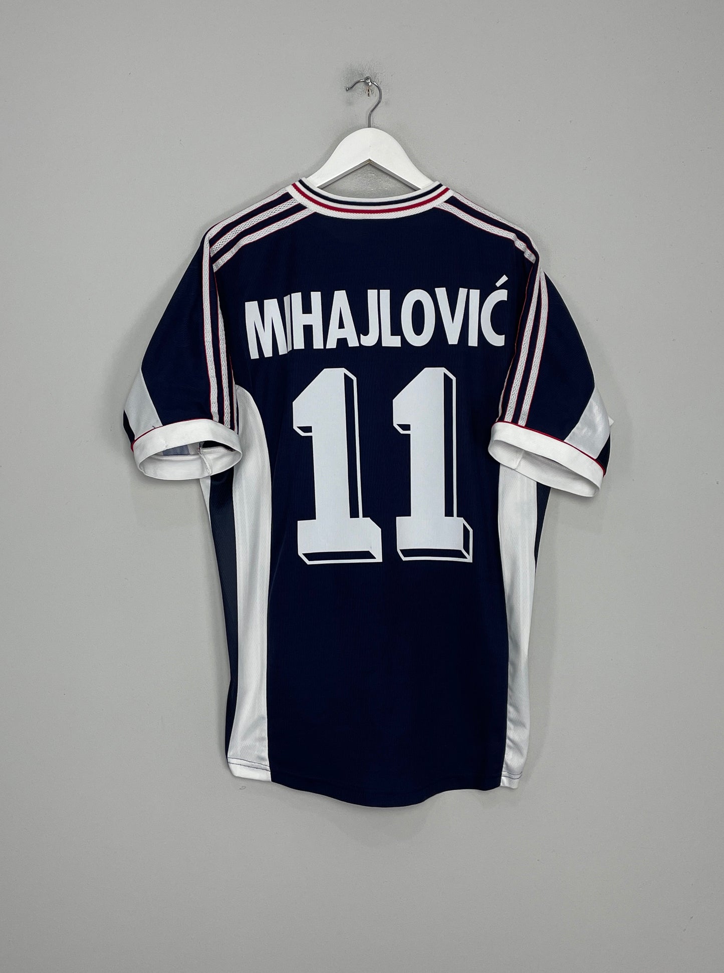 1998/99 YUGOSLAVIA MIHAJLOVIC #11 HOME SHIRT (M) ADIDAS